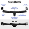 thumbnail image 2 of Magnus Assembly Class 3 Trailer Hitch 2 Inches Receiver Tube Towing Hitch Compatible with 2011-2015 Kia Sportage & 2010-2015 Hyundai Tucson, 2 of 7