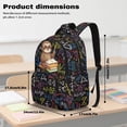 thumbnail image 7 of DISNIMO Sloth Book Printed 17 Inch School Backpack for Kids Lightweight Bookbag with Front Zipper Pocket Kindergarten Elementary Middle Backpack, Back to School Supplies, 7 of 7