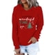 thumbnail image 1 of Sudadera con Capucha Gibobby Navidad Mujer Casual Y 2 K Impreso Rojo L, 1 of 5