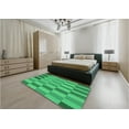 thumbnail image 4 of Ahgly Company Indoor Square Patterned SpringGreen Area Rugs, 3' Square, 4 of 6
