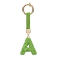 thumbnail image 1 of Uxcell Encanto de Letra A de Alfabeto con Rhinestone para Hacer Joyería, Verde Claro, 1 of 6