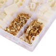thumbnail image 1 of 800Pcs 6.3mm 1 2 3 4 6 8 9 Pin Electrical Automotive Wire Connector Male Female Socket Plug and Pin Header Crimp, 1 of 7
