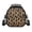 Leopard Print with Glitter Accents, variant on Uourmeti Daisy Pattern Insulated Child Lunch Carrier, Polyester Removable Crossbody Strap Kids Insulated Lunch Bag for School Picnic