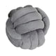 thumbnail image 2 of Almohada de felpa con forma de bola de nudo de 7,8 pulgadas, redonda, multiusos, decorativa, rellena de algodón PP para sala de estar, ligera, 2 of 9