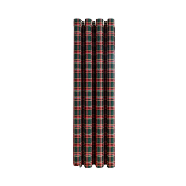 1pcs Rideau Occultant Boule de Fourrure Classique de Noël Rideau Décoration de Noël Rideau 52x72 Po