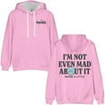 thumbnail image 5 of Freya Skye Not Even Mad About It Merch Bagless Hoodie Sweatshirt Streetwear Unisex Winter&Spring Casual Fashion Pullovers, 5 of 6