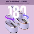 thumbnail image 4 of Portable Steam Iron，970W Dry and Wet Dual Ironing with Hanging Function, 20S Rapid Preheating, Large Water Tank and Ergonomic Handle, Ideal for Home, Travel, Dormitory, and Office, 4 of 8