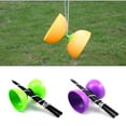 thumbnail image 3 of Yirtree Funny Chinese YOYO 3 Bearing Clutch Diabolo Set Metal Sticks String Bag Toys, 3 of 8