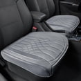 thumbnail image 1 of - Leather Front Car Seat Covers - Bottom Car Seat Covers Fully Wrapped and Fits Most Vehicles, 1 of 7