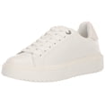 thumbnail image 1 of Zapatilla Steve Madden Charlie para mujer, gamuza blanca, 10US, 1 of 1