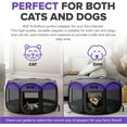 Ruff 'n Ruffus Portable Foldable Pet Playpen with Carry Case & Bowl
