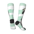 thumbnail image 4 of Daiia Sports Socks Cute Raccoon Printed Novelty Crew Socks for Men Women Knee High Socks Cotton Socks Soft & Breathable Support Unisex Socks, 4 of 9