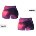 thumbnail image 5 of Fotbe Mystical Dragon Under Moon Seamless Shorts, Womens Workout Shorts High Waist Stretch Booty Short for Gym/Yoga/Running/Biking-XX-Large, 5 of 9
