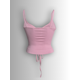 thumbnail image 2 of SET DE 3 BLUSAS DE TIRANTE MUJER ACANALADO STRETCH CON JARETA UNITALLA, 2 of 5