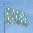 thumbnail image 2 of Picia Rabbit And Balloon Printed Flag ,Rabbit And Balloon Pattern Garden Flag Vertical Double,Yard Lawn Outdoor Decor 48x72", 2 of 9
