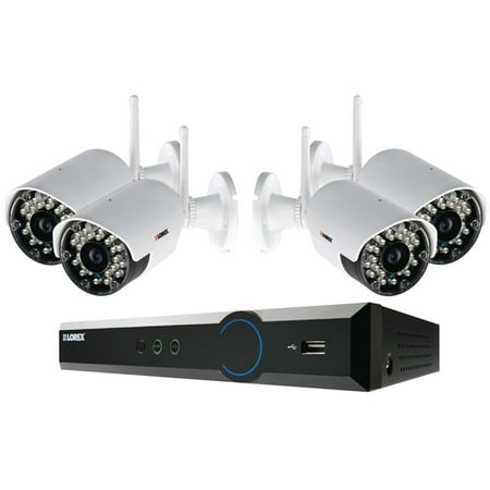 Lorex Lh03045gc4w ECO Blackbox 4-Channel Stratus DVR with 4 Wireless Cameras