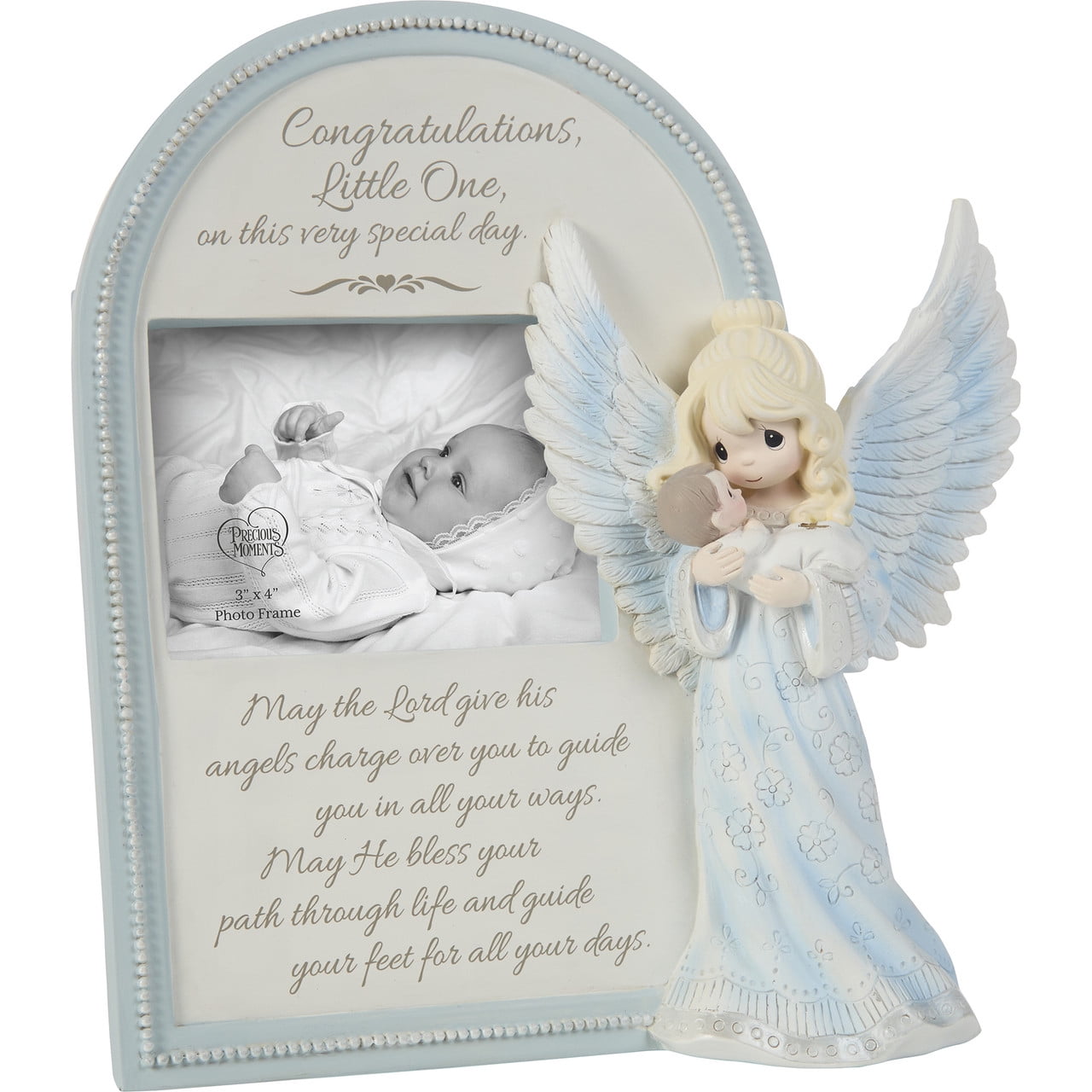 Precious Moments May God Send His Angels To Watch You And Guide You Photo Frame , 1 Each