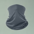 thumbnail image 5 of Cooling Neck Gaiter Face Mask, Sun Protection Masks Gator, Windproof Bandana for Skiing, Fishing, Hiking, Cycling Dark Gray, 5 of 5