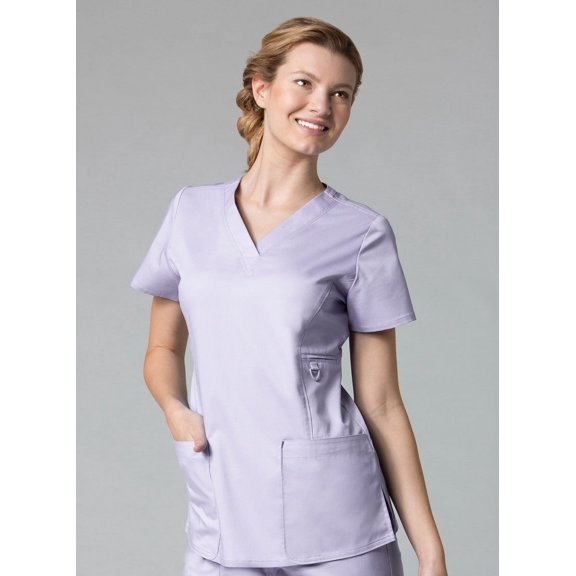 Maevn EON Multi-Pocket V-Neck Scrub Top