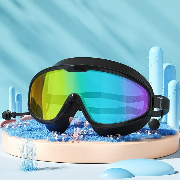 Herramientas para el hogar, herramientas de jardinería, mejoras para el hogar, gafas de natación, equipo de natación para adultos y montura grande para buceo. Gafas de natación.