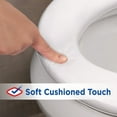 thumbnail image 6 of (2 pack) Clorox Antimicrobial Round Soft Cushioned Toilet Seat, 6 of 9