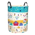 thumbnail image 2 of Balery Funny Farm Round Laundry Basket with Handles Waterproof Freestanding Laundry Hamper for Clothes Toys in the Dorm and Family-Medium, 2 of 8