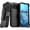 Black, variant on Rome Tech for Google Pixel 9 Pro XL (2024) Case with Belt Clip Holster & Kickstand, Dual-Layer Shockproof Case - Black & Blue