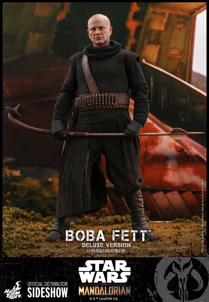 Star Wars The Mandalorian Boba Fett Collectible Figure (Deluxe Version)
