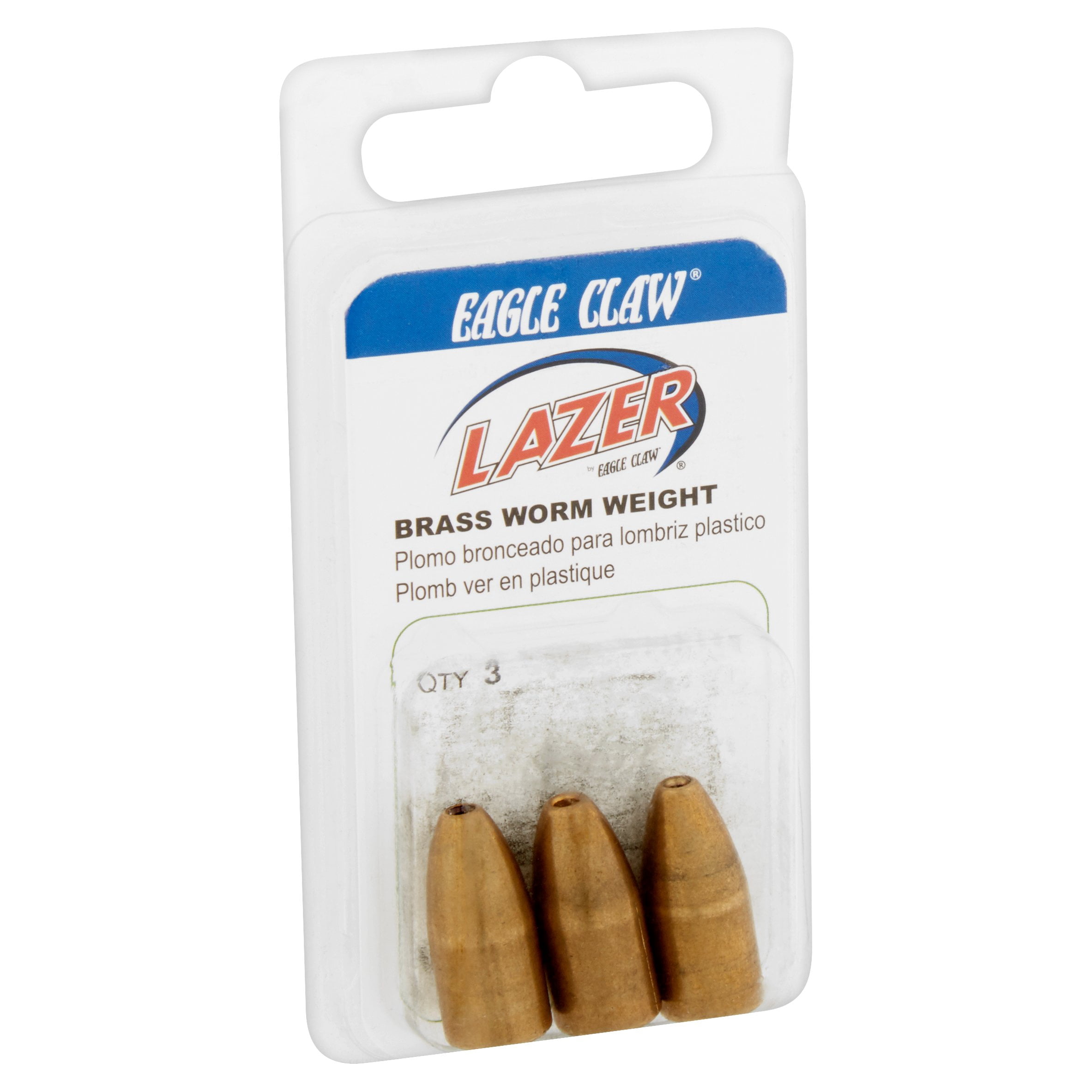Eagle Claw Brass Carolina Weight, 3/8 oz. Weight
