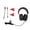 Black/Red, variant on ONIKUMA X10 Gaming Headset Wired PC RGB Luminous Noise Reduction Over Ear Headphones with Mic, White/Pink with Cat Ears
