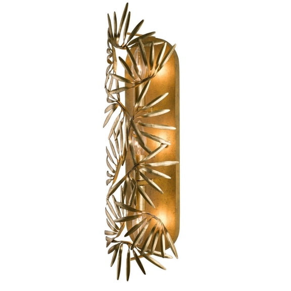 Kalco 507621 Jardin 3 Light 22" Tall Wall Sconce - Oxidized Gold Leaf