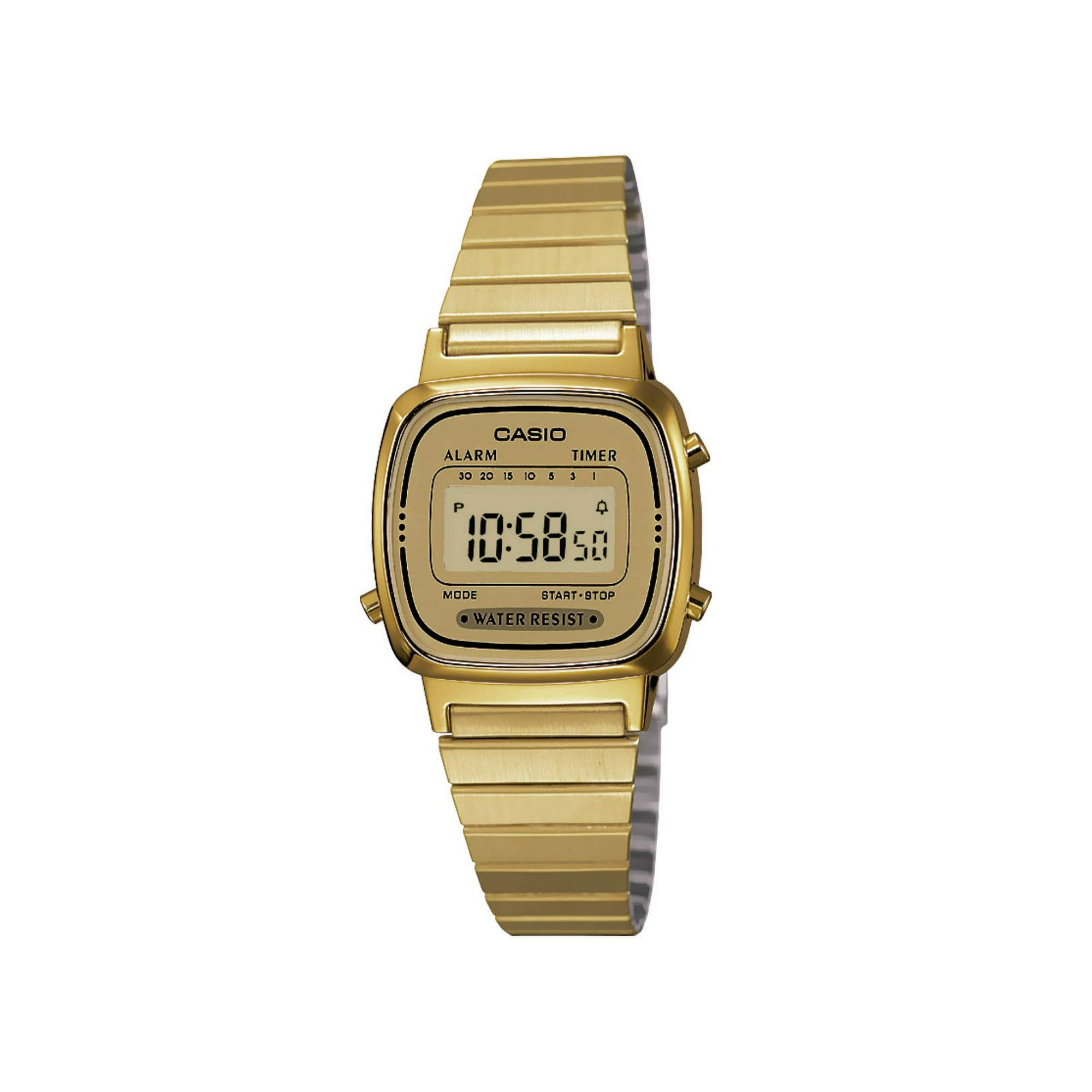 Casio Women s Classic Vintage Quartz Watch with Stainless Steel Strap Gold 10 Model LA670WGA 9