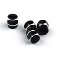 thumbnail image 4 of koolsoo ALUMINUM REPLACEMENT HEXAGON WHEEL TIRE RIM VALVE STEM CAPS Black, 4 of 8