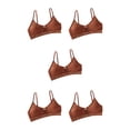 thumbnail image 2 of Minnieouse Sujetador de correa fina copa de tres esquinas sin costuras ahueca hacia fuera sujetadores suaves transpirable sin costura Bralette Type2 NO2, 2 of 6