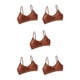 thumbnail image 2 of Minnieouse Sujetador de correa fina copa de tres esquinas sin costuras ahueca hacia fuera sujetadores suaves transpirable sin costura Bralette Type2 NO2, 2 of 6