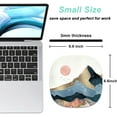 thumbnail image 2 of SHIQI-Small Mouse Pad 6.6 Inch, Takes up Wrist and Mouse Space, Waterproof Compact Mini Mouse Mat for Laptop Computer Wireless Mouse Keyboard Home Office Travel,Ink Sunrise, 2 of 4