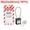 Black, variant on Uxcell Lockout Tagout Locks with Key, Loto Locks Safety Padlock Keyed Different with Lockout Tag Style 2, Red