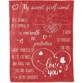 thumbnail image 1 of LHSHID to My Amazing Mom Blanket Gift Throw Blanket for Mother's Day Mom Birthday Gifts Gift for Mom Best Mother Birthday Gifts Mom Gifts Love You Mom Blanket Gifts from Daughter 50x60in, 1 of 6