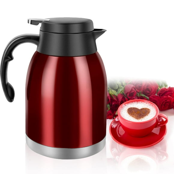Dispensador térmico para café Yummy Sam, 1,6 L, acero inoxidable