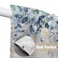 thumbnail image 4 of Blue Eucalyptus Coastal Swag Curtains for Kitchen/Bedroom/Living Room, Beach Starfish Shell Nautical Vintage Scalloped Curtains 63 Inch Long, Window Swag Topper Curtains Valances 2 Panels Set 36"x63", 4 of 8