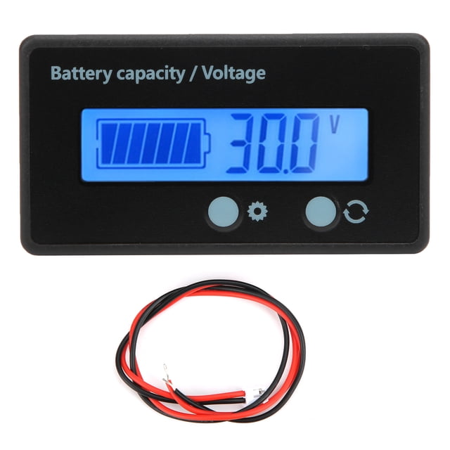 Voltmètre, Jauge de Compteur de Volt de Rétroéclairage Bleu pour Instruments et Compteurs