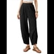 thumbnail image 1 of Pantalones Anchos y Holgados para Mujer, Estilo Palazzo Harén, Informales, con Cintura Elástica y Bolsillos. Negro L, 1 of 10