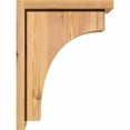 thumbnail image 3 of 7 1/2"W x 12"D x 16"H Huntington Smooth Corbel w/Backplate, Western Red Cedar, 3 of 9