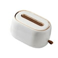 thumbnail image 1 of Dispensador de pañuelos multifuncional con estante colgante Blanco, 1 of 6