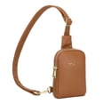 thumbnail image 1 of Bandolera INICAT Travel de piel para mujer, color marrón, 1 of 8