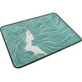 thumbnail image 2 of SKYSONIC Doormat Girl with Streaming Hair Lightweight Non Slip Indoor Outdoor Entryway Rugs Floor Mat for Bathroom Kitchen Entrance 23.6 x 15.7 inches, 2 of 5