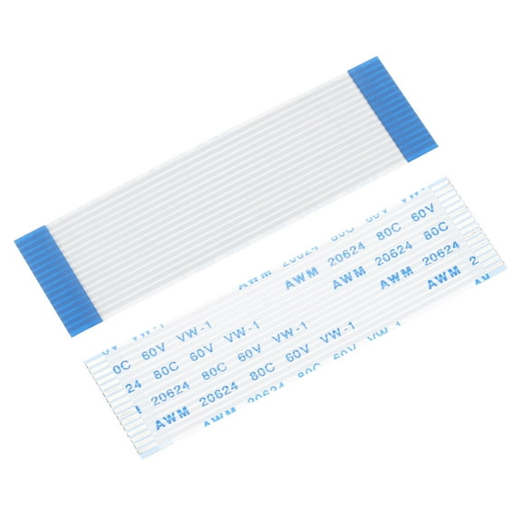 Flexible Flat Cable, 60mm 1mm Pitch 16 Pins FPC FFC Flexible Ribbon Cable 10Pcs