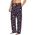 thumbnail image 2 of Xecao Lavender Flowers Men's Straight Lounge Pajama Pants: The Ultimate in Comfortable Sleepwear, 2 of 9