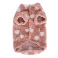 thumbnail image 4 of Chaqueta de invierno cálida para mascotas, abrigo de felpa suave rosa L para perros, 4 of 8