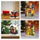 thumbnail image 1 of Casa de Navidad de Resina de 4 Piezas, de Decoración de en Miniatura LED Soledad Casa de miniaturas de resina, 1 of 9